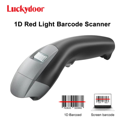 Handheld 1D Corded Barcode Reader 2500 Pixel Technology Linear CCD Barcode Scanner