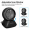 Table Top Omnidirectional Barcode Scanner USB Wired 1D 2D Hands Free QR Code Scanner