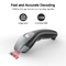 1D And 2D Corded Barcode Reader Fast Scanning Handheld QR Code Scanner With Stand