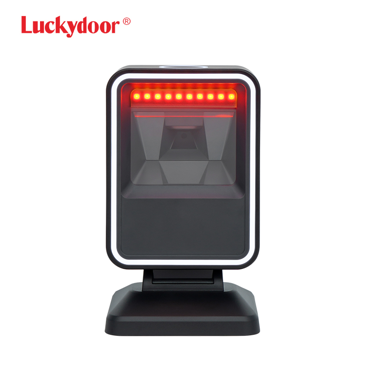 1280*1024 DP938 Hands Free 2D QR Code Reader Omnidirectional Barcode Scanner With USB Cable