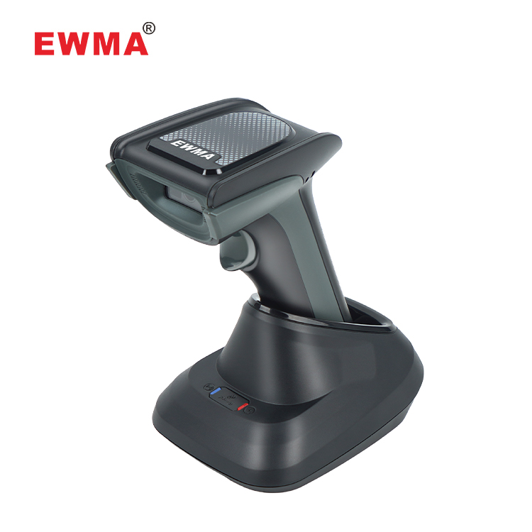 HQ EWMA DS220BT 2D Wireless Scanner BT Long Range Barcode Reader 1D 2D QR Code Scanner for POS System Warehouse Inventory